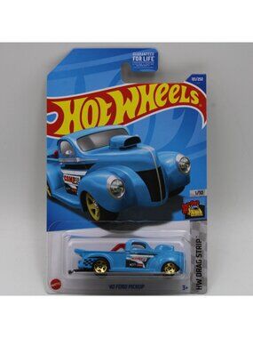 Hot Wheels '40 Ford Pickup Blue 2022 HW Drag Strip 1/10 181/250